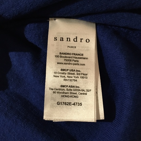 Sandro Paris Blue Kimono Light Knit Cardigan - Picture 14 of 15